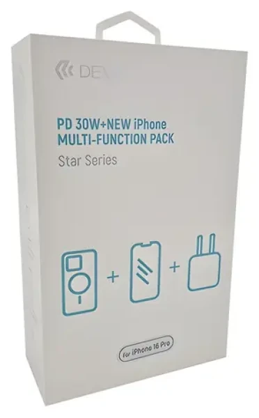 Devia Star Series PD 30W / Nabíjecí sada / Apple iPhone 16 Pro / 30W (6942297117754)