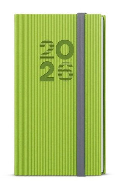 Týdenní diář 2026 Jakub Vigo kapesní zelená