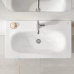 GROHE - Essence Umyvadlo s přepadem 700x485 mm, PureGuard, alpská bílá 3956400H