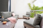 Keter ELEMENTS SIGNATURE zahradní plastové křeslo - walnut