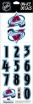 Sport Star Samolepky na helmu Colorado Avalanche Decals