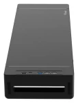 Equip 650883 černá / Stojan na monitor / USB hub 4x USB-A + USB-C / nosnost 25 kg / zásuvka (650883)