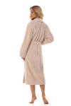 Dámský župan 2413 Camelia angora plus - L&L béžová 3XL