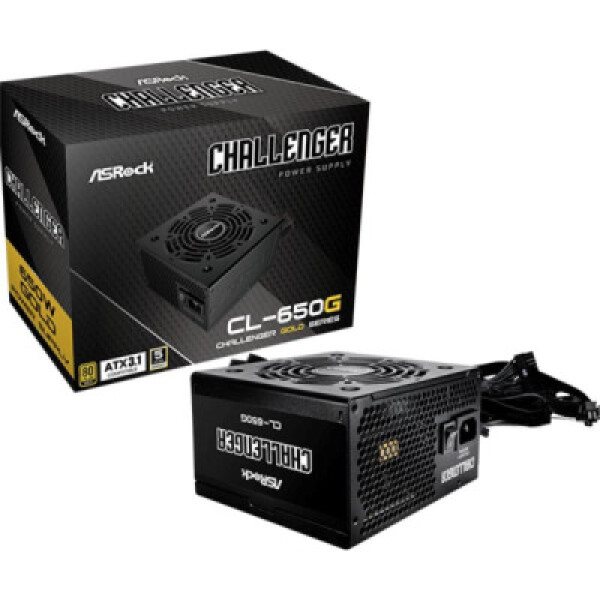 ASROCK zdroj CL-650G,650W, 80Plus Gold, 120 mm, ATX 3.1 EDF_1883105