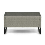 Zahradní sestava, polyratan, šedá, AZS-A1915 GREY