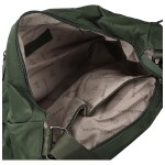 Trendy dámská textilní crossbody kabelka Coveri Iballa, tmavě zelená