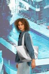 Nákupní taška přes rameno Reisenthel Shopper M Silver crackle