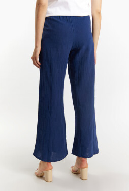 Monnari Kalhoty Dámské bavlněné kalhoty Navy Blue S