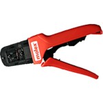 KNIPEX - kleště lisovací - 230mm - čtyřtrnové, stočené kontakty Harting; Ilme; Phoenix; Amphenol; Walther; HTS;Contact; Weidmüller 0.14-6mm², v plastovém kufříku s pěnovou vložkou (975265)