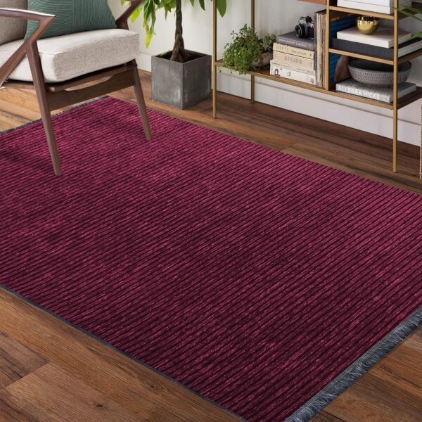 DumDekorace Stylový bordó protiskluzový koberec Šířka: 80 cm | Délka: 150 cm