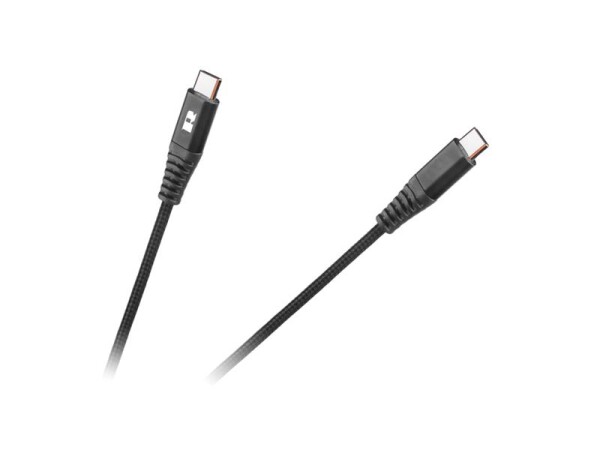 Kabel REBEL RB-6003-100-B USB-C/USB-C 1m Black