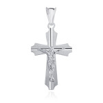 LUNICA Stříbrný přívěsek křížek 0014 Ag 925; ≤1,5 g.
