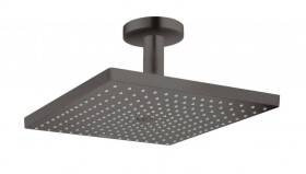 HANSGROHE - Raindance E Hlavová sprcha, 30x30 cm, EcoSmart, kartáčovaný černý chrom 26251340