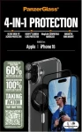 PanzerGlass Bundle Hoops pro iPhone 16 / Ochranná sada / Tvrzené sklo UWF + Hard Case + Magnetic Ring Mount