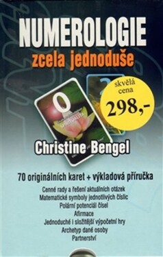 Numerologie zcela jednoduše (kniha + 70 karet) - Christine Bengel