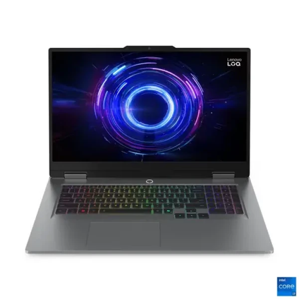 Lenovo LOQ 17IRX10 šedá / Notebook / 17,3" FHD / Intel Core i5-13450HX / 16GB / 512GB SSD / RTX 5050 8GB / W11H (83JH00G1CK)
