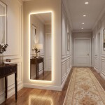 REA - Zrcadlo LED Classico 60x170cm White HOM-07055