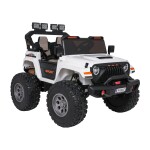 Mamido Elektrické autíčko Extreme Sport 4x4 s proměnlivou velikostí bílé