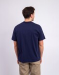 Tričko ONE OF XX Midnight Purple Embroidered Loose Fit T-shirt Midnight Purple