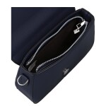 Stylová dámská koženková crossbody kabelka Gizela, tmavě modrá