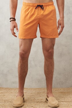 AC&Co Altınyıldız Classics Men's Orange Standard Fit Quick Dry Swimwear Marine Shorts.