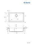 DEANTE Corda černá Granitový dřez pod desku spodní montáž ZQA_N10D