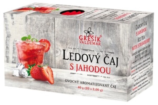 Ledový čaj s jahodou (Grešík)