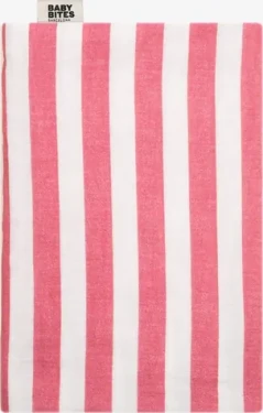 Baby Bites Zavinovačka mušelínová Sailor červená s pruhy / Zavinovačka / 120x120 cm (003-MUSE-RROS)