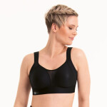 Smart control sportovní podprsenka moldovaná, clean cut 5530 black - Active 001 black 70D