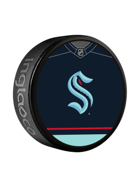 Inglasco / Sherwood Puk Seattle Kraken Jersey Design Souvenir Collector Hockey Puck