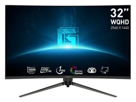 31,5" MSI G32CQ5P černá / Monitor / 2560 x 1440 / VA / 170Hz / 1ms / 1500R / DP+HDMI (G32CQ5P)