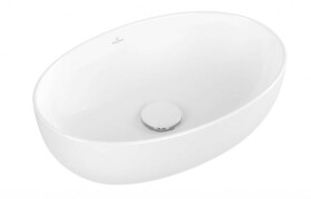 VILLEROY & BOCH - Artis Umyvadlo na desku 49x33 cm, bez přepadu, CeramicPlus, alpská bílá 438848R1