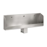 SANELA - Nerezové pisoárové žlaby Nerezový pisoárový žlab se skrytým splachováním, délka 1800 mm, 24V SLPN 04C