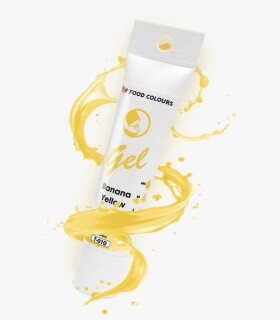 Food Colours gelová barva tuba Banana Yellow 30 g