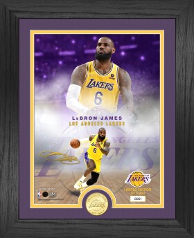 Highland Mint Obraz Los Angeles Lakers NBA LeBron James Coin Photo Mint