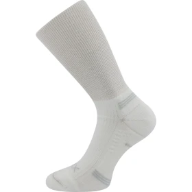 VOXX Ponožky dvouvrstvé s jemným lemem WANAK z merino vlny BÍLÉ 39-42 125264