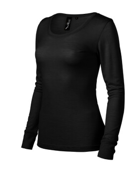 Merino Rise LS triko dámské černá XL