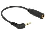 Delock audio kabel Stereo jack 2.5 mm 3 pin samec Stereo jack 3.5 mm 3 pin samice pravoúhlá (65672DE)