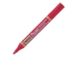 Popisovač Pentel Permanentní N850 - červený 4,2 mm
