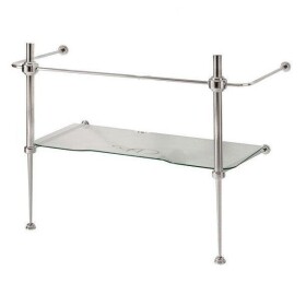 KERASAN - WALDORF konstrukce pro umyvadlo 100cm se skleněnou policí, chrom 9196K1