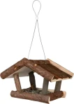 TRIXIE Závěsné krmítko pro ptáky / Krmítko / dřevo s kůrou / 32 x 23 x 20 cm (TX-5567)
