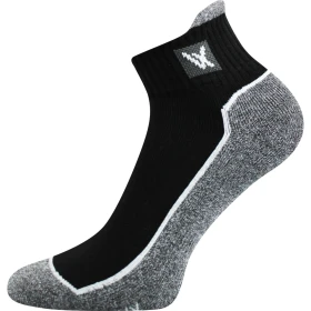 VOXX Ponožky bavlněné sportovní NESTY 01 černé (3 páry) 35-38 114678