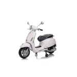 Mamido Dětský elektrický skútr Vespa ROMA bílý