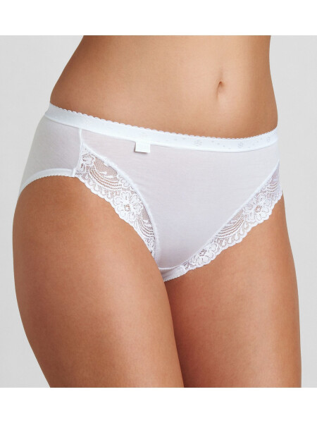 Dámské kalhotky Romance Tai bílé - Sloggi WHITE 40