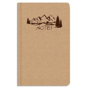 Notes A5 kraft Hory