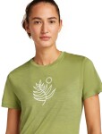 ICEBREAKER Wmns Mer 150 Tech Lite SS Tee Fresh Fern, Olive (vzorek) velikost: S