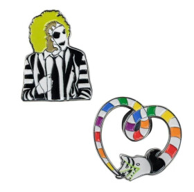 Beetlejuice Odznáčky - Beetlejuice Sandworm 2 ks