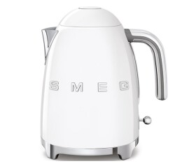 Smeg KLF03WHEU, rychlovarná konvice, 1,7 l, (7 šálků), 2400 W, styl 50. let, bílá