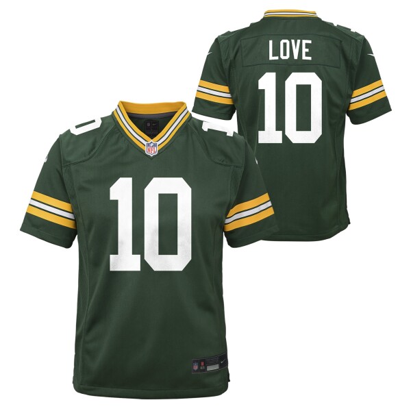 Nike Dětský dres Green Bay Packers NFL Jordan Love #10 Game Zelená (YOUTH)
