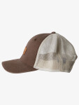 Quiksilver DOWN THE HATCH dark brown pánská baseballka